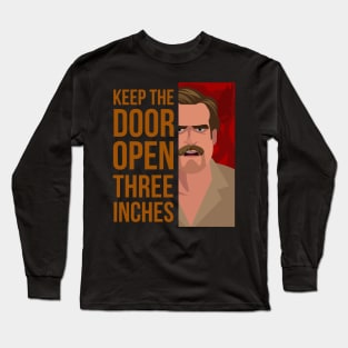 Door Three Inches Long Sleeve T-Shirt